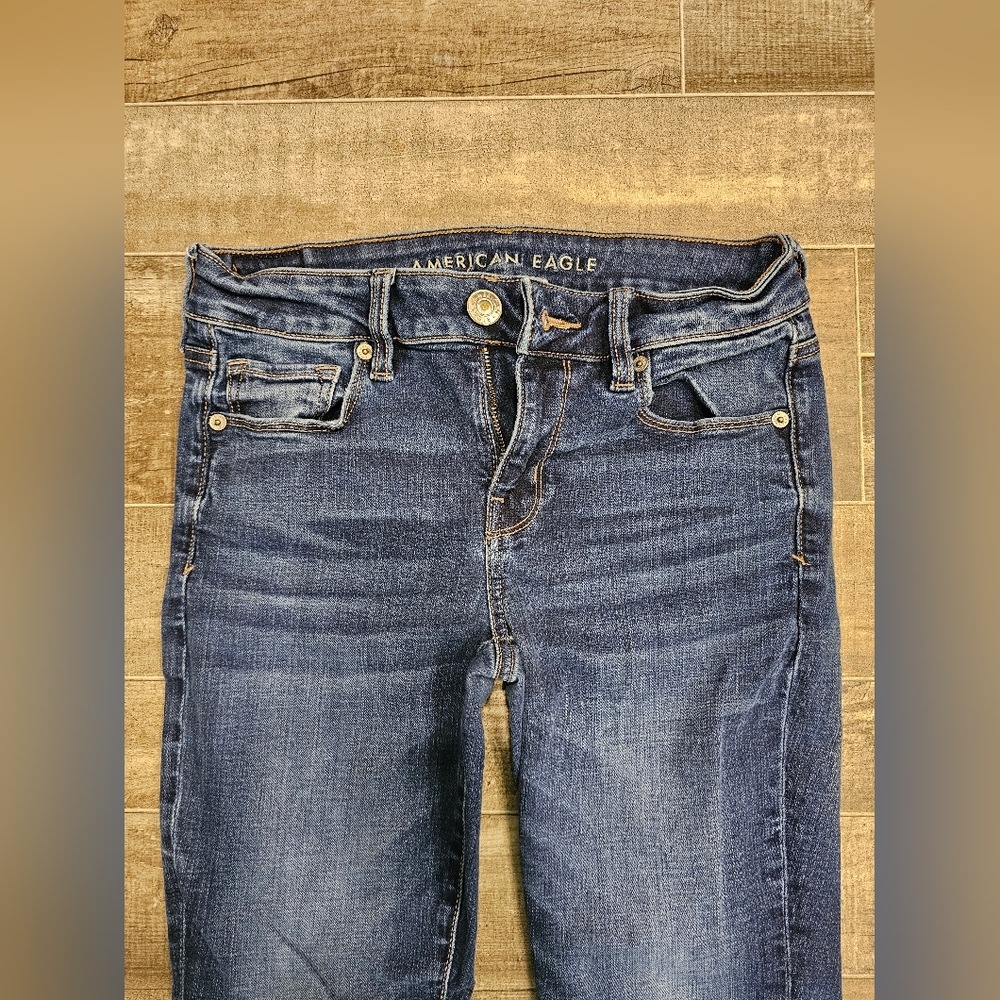 American Eagle Outfitters Dark Blue Denim Jeans